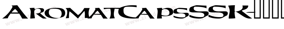 AromatCapsSSK字体转换