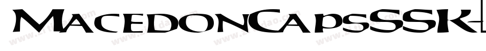 MacedonCapsSSK字体转换