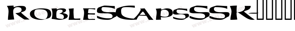 RobleSCapsSSK字体转换