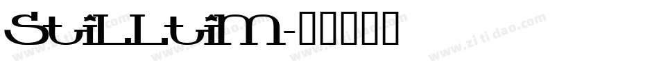 stilltim字体转换