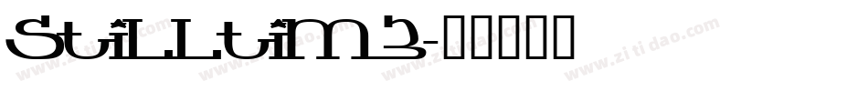 stilltim3字体转换