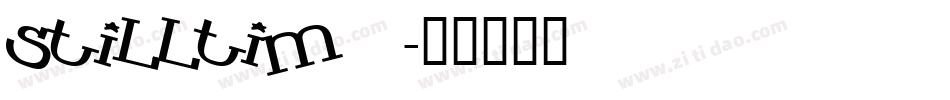 stilltim3字体转换