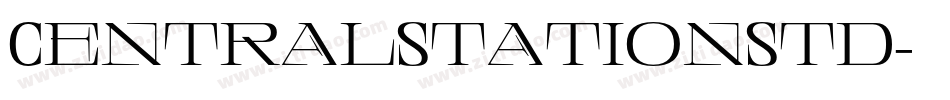 CentralStationStd字体转换