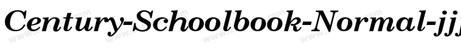 Century-Schoolbook-Normal字体转换