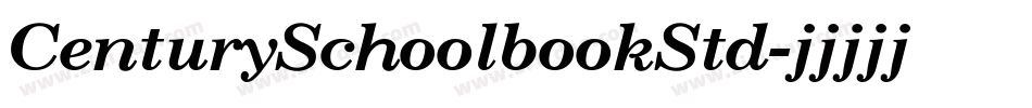 CenturySchoolbookStd字体转换