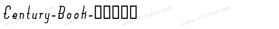 Century-Book字体转换