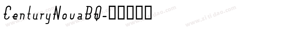 CenturyNovaBQ字体转换