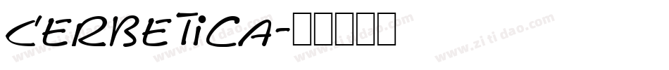 Cerbetica字体转换
