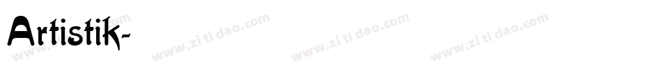 Artistik字体转换