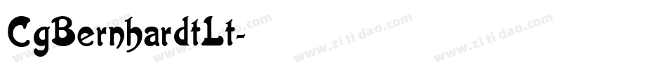 CgBernhardtLt字体转换
