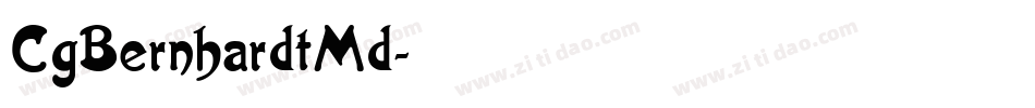 CgBernhardtMd字体转换