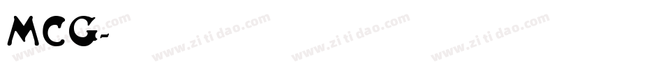 MCG字体转换