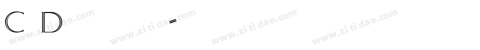 CgDelphian字体转换