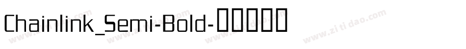 Chainlink_Semi-Bold字体转换