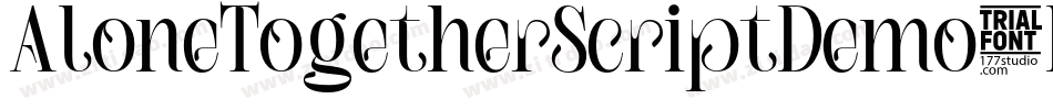 AloneTogetherScriptDemo-Regular字体转换