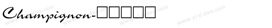Champignon字体转换