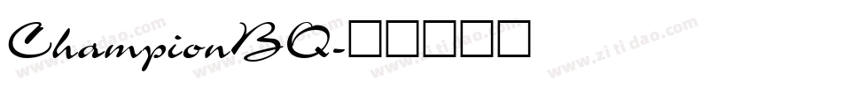 ChampionBQ字体转换