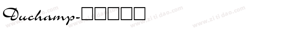 Duchamp字体转换