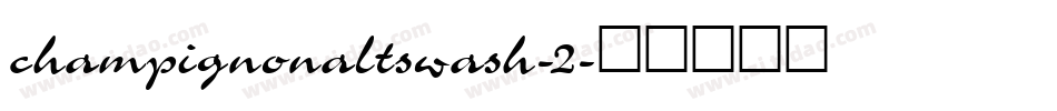champignonaltswash-2字体转换