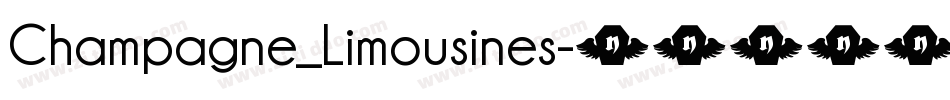 Champagne_Limousines字体转换
