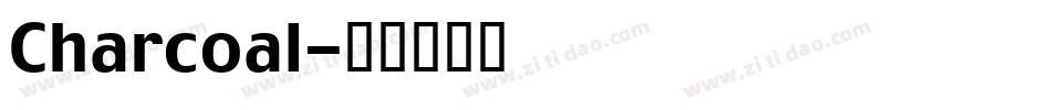Charcoal字体转换