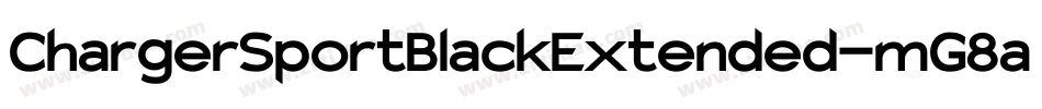 ChargerSportBlackExtended-mG8a字体转换