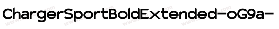 ChargerSportBoldExtended-oG9a字体转换