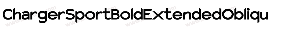 ChargerSportBoldExtendedOblique-41Wx字体转换