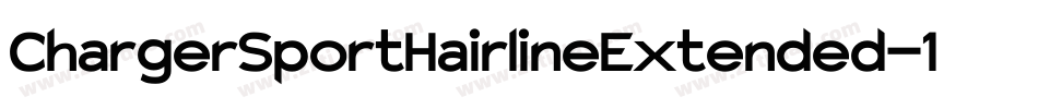 ChargerSportHairlineExtended-14Ze字体转换