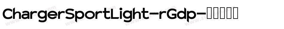 ChargerSportLight-rGdp字体转换