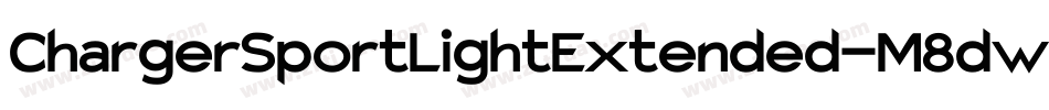 ChargerSportLightExtended-M8dw字体转换