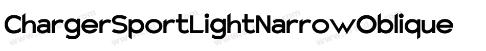 ChargerSportLightNarrowOblique-v5d7字体转换