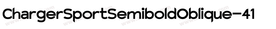 ChargerSportSemiboldOblique-41ex字体转换