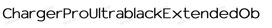 ChargerProUltrablackExtendedOblique-GA7P字体转换