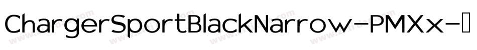 ChargerSportBlackNarrow-PMXx字体转换