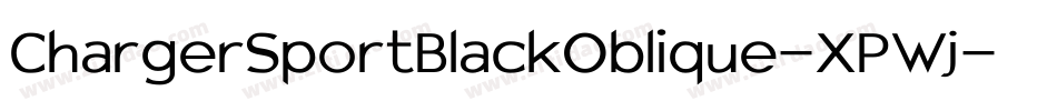 ChargerSportBlackOblique-XPWj字体转换
