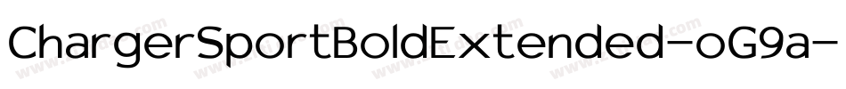 ChargerSportBoldExtended-oG9a字体转换