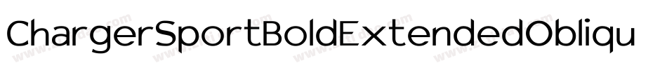 ChargerSportBoldExtendedOblique-41Wx字体转换