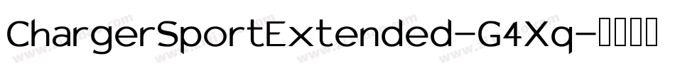ChargerSportExtended-G4Xq字体转换