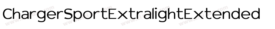 ChargerSportExtralightExtended-5RmB字体转换