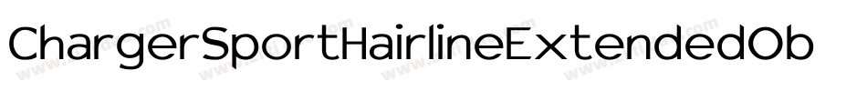 ChargerSportHairlineExtendedOblique-R2do字体转换