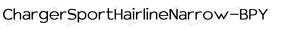 ChargerSportHairlineNarrow-BPY3字体转换