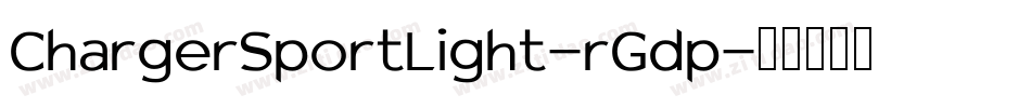ChargerSportLight-rGdp字体转换