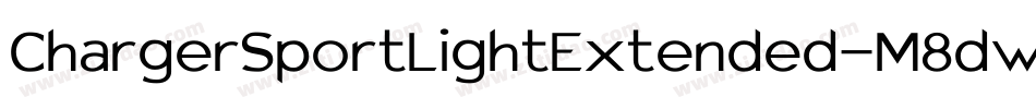ChargerSportLightExtended-M8dw字体转换