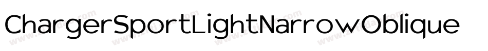ChargerSportLightNarrowOblique-v5d7字体转换