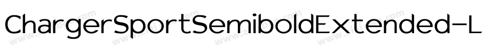 ChargerSportSemiboldExtended-LBmD字体转换