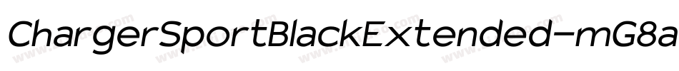 ChargerSportBlackExtended-mG8a字体转换