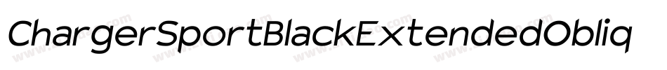 ChargerSportBlackExtendedOblique-dGyE字体转换