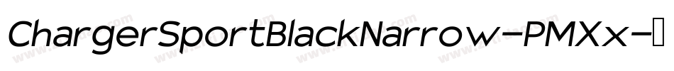 ChargerSportBlackNarrow-PMXx字体转换