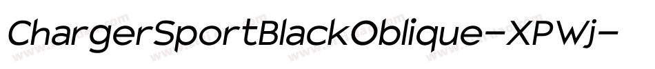 ChargerSportBlackOblique-XPWj字体转换
